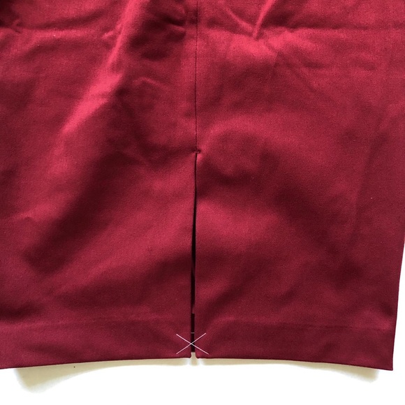 EXPRESS Red Pencil Skirt - Picture 5 of 5